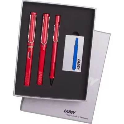 LAMY Safari Kalem Seti  3 lü Kırmızı TB3-16DRV